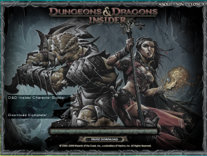 Dungeons and Dragons Character Builder Beta Dungeons and Dragons Character Builder Beta