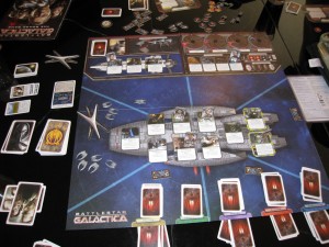 Battlestar Galactica Board Game During Play Battlestar Galactica Board Game During Play