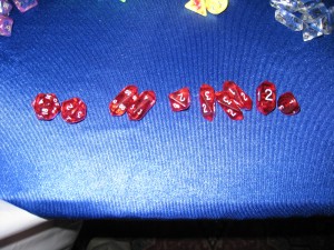 New Crystal Caste Dice Set New Crystal Caste Dice Set
